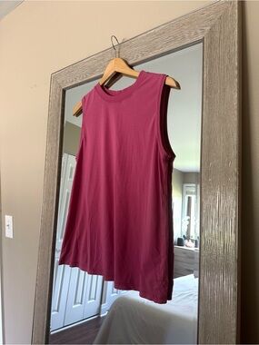 Lululemon Dark Pink Workout Sleeveless Tank Size Medium